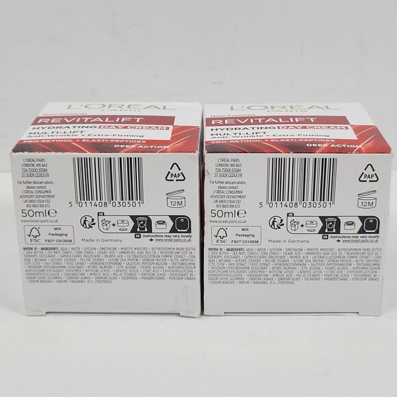 LOreal Paris Revitalift Hydrating Day Cream Multi-Lift Anti-Wrinkle 50ml NIB - Picture 5 of 5